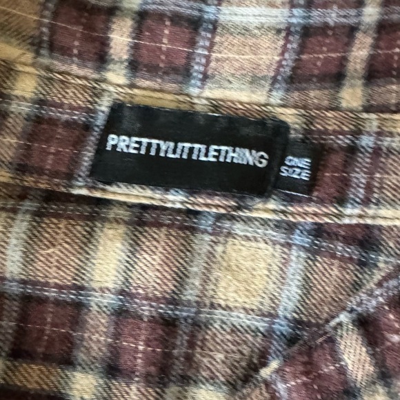 Plaid Unisex Shirt - Multicolor - Picture 2 of 3